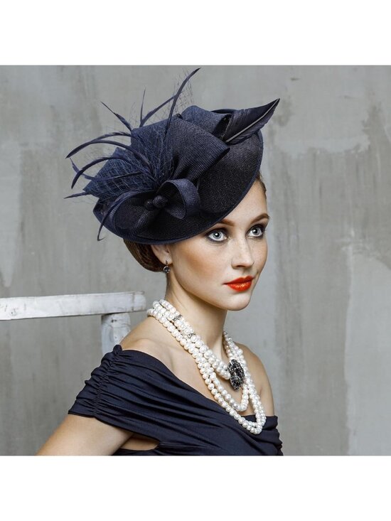 Vintage Kentucky Fascinator Hat for Women - Tea Party, Church, Derby Headband main image 4